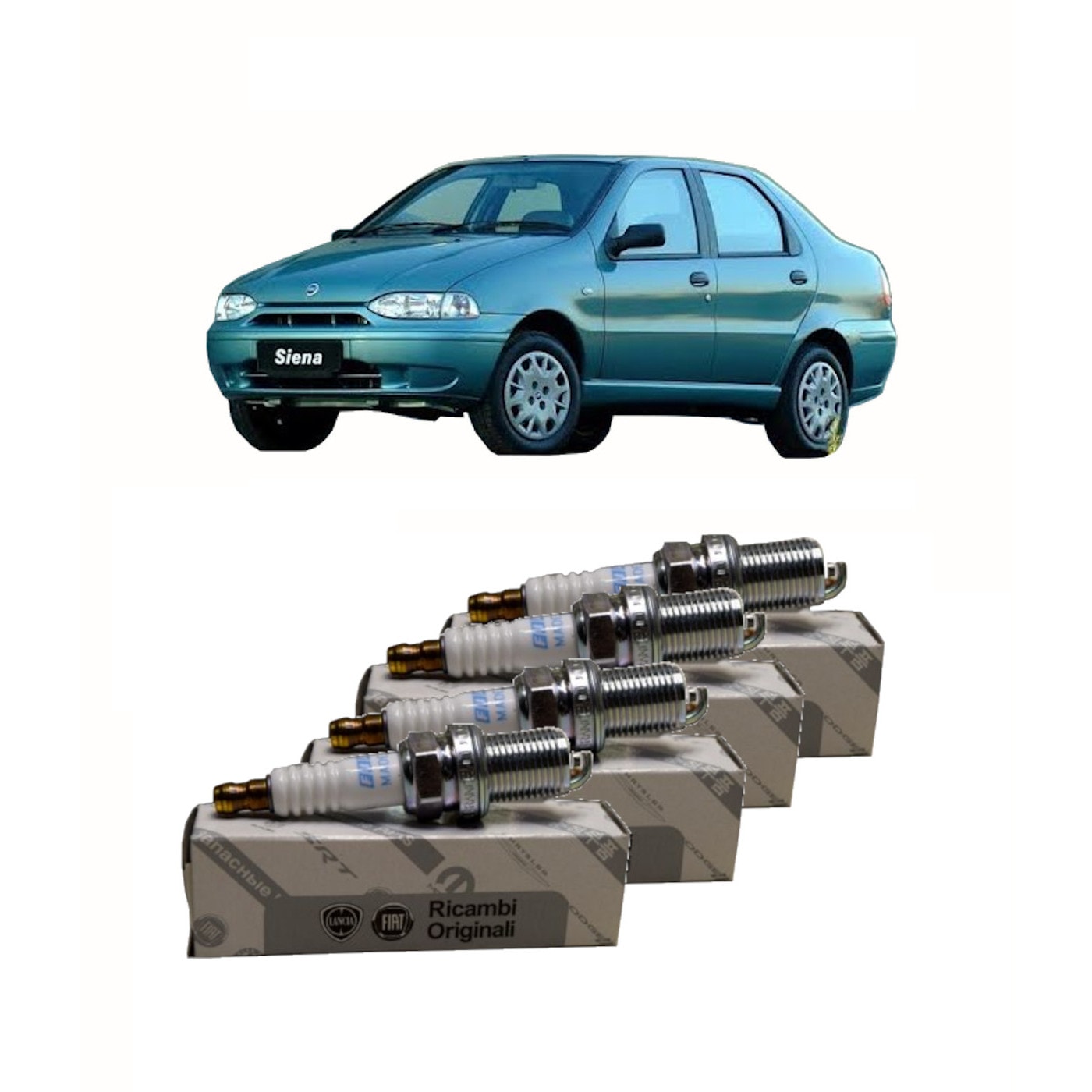 FİAT SİENA 1.6 16V ATEŞLEME BUJİSİ ORJİNAL LANCİA 4 ADET