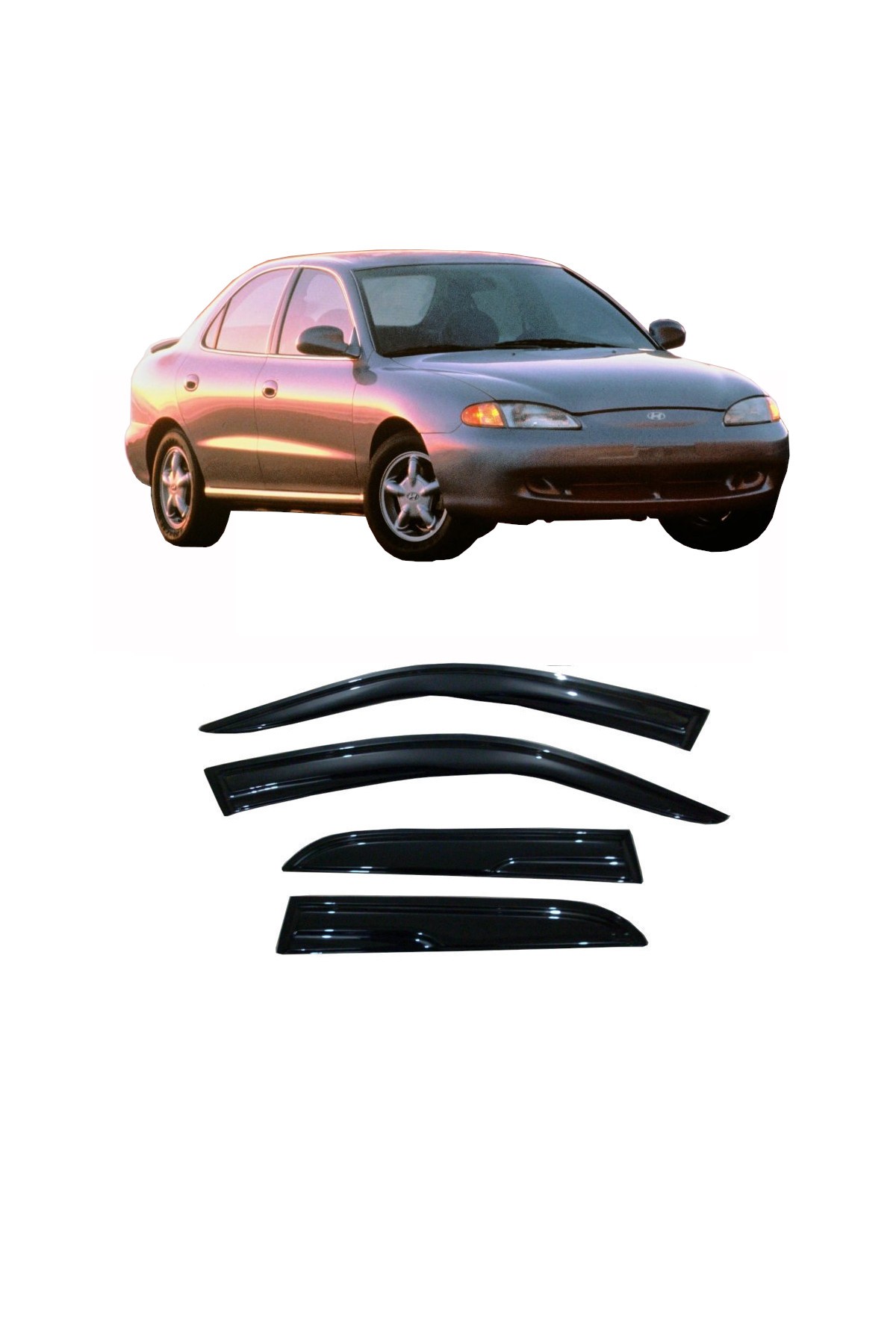  1996-2000 HYUNDAİ ELANTRA CAM RÜZGARLIĞI 4 PARÇA