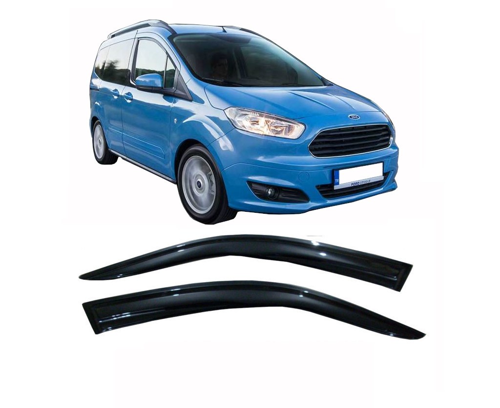 Ford Courier Cam Rüzgarlığı 2 Parça Montaj Bantları Üzerinde Esnek Malzeme 