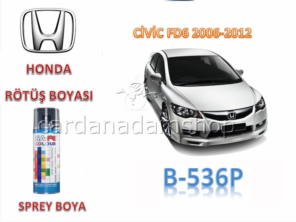 2006-2012 HONDA CİVİC FD6 B-536P ROYAL BLUE PEARL RÖTUŞ BOYASI 400 ml. SPREY KUTU