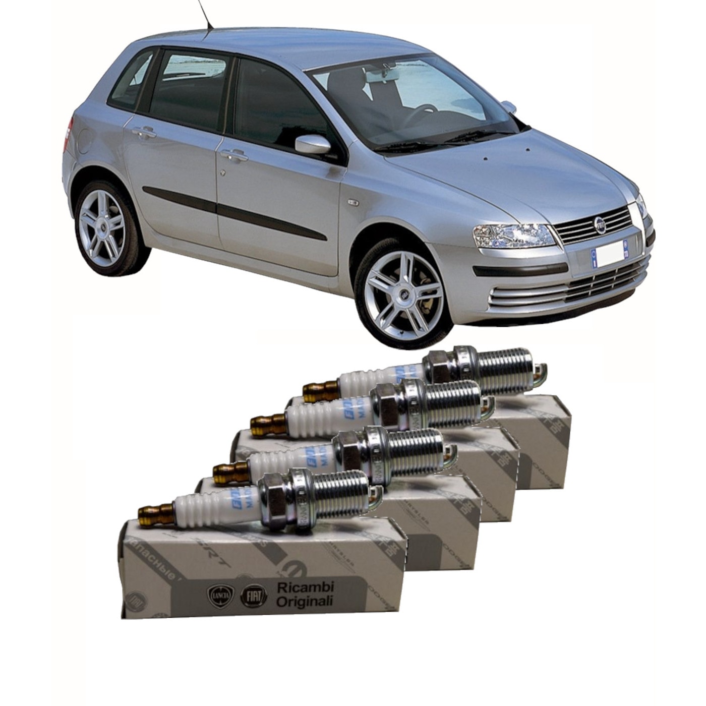 FİAT STİLO 1.6 16V ATEŞLEME BUJİSİ ORJİNAL LANCİA 4 ADET