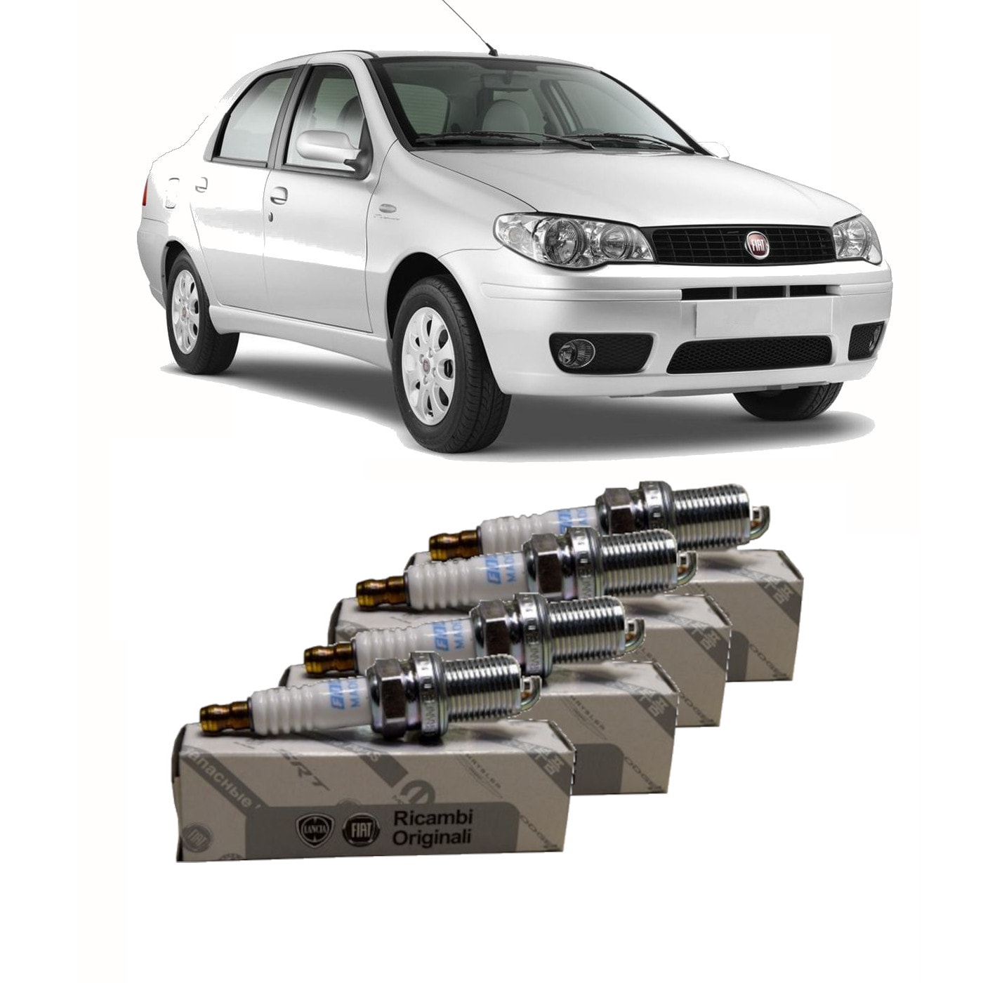 FİAT ALBEA 1.6 16V ATEŞLEME BUJİSİ ORJİNAL LANCİA 4 ADET