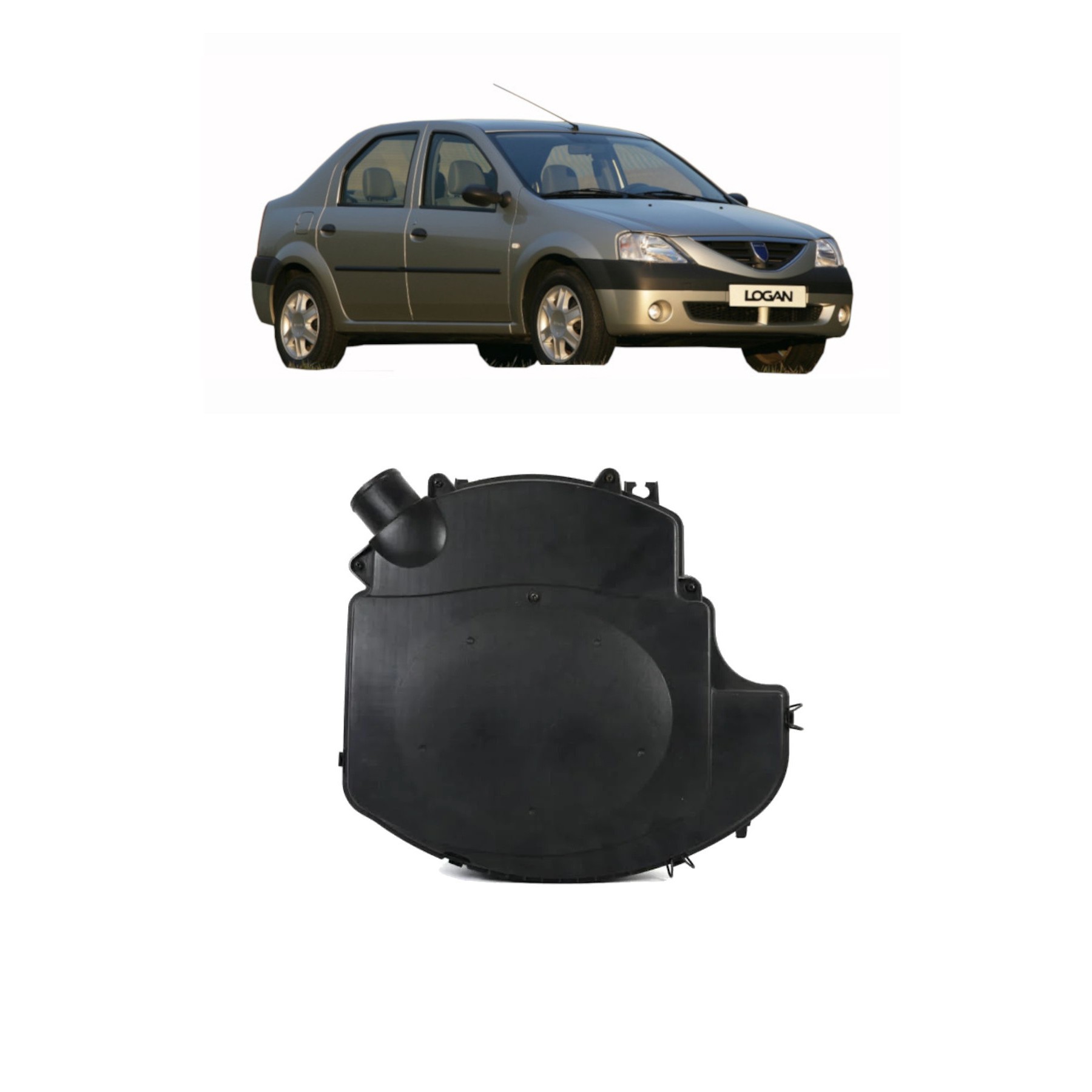 2004-2012 DACİA LOGAN 1.4 8V HAVA FİLTRE KAZANI HAVA FİLTRE KUTUSU E7J MOTORLAR İÇİN