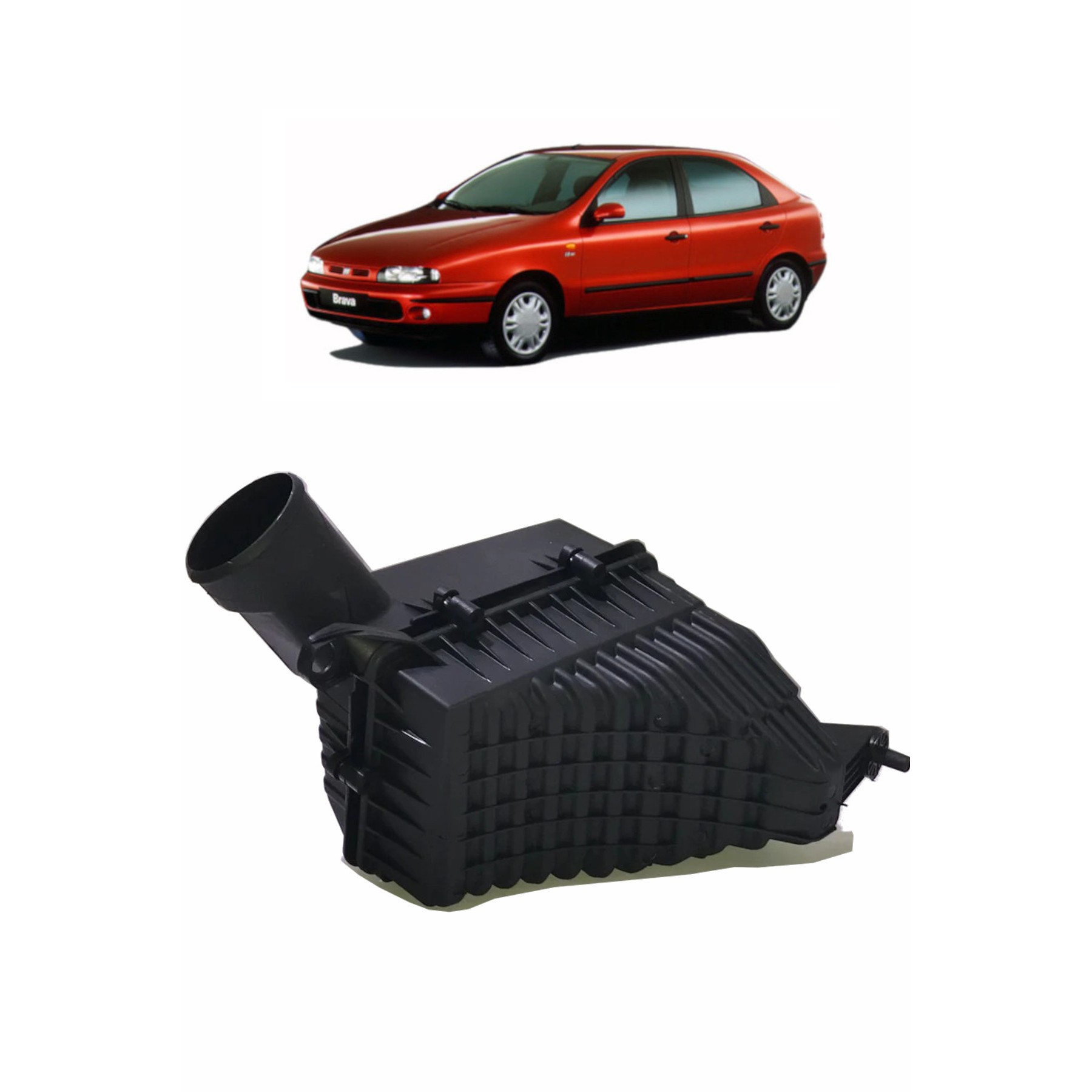 FİAT BRAVA HAVA FİLTRE KAZANI 1.6 16 VALVE BENZİNLİ MOTORLARA UYUMLU KOMPLE FİLTRE KUTUSU