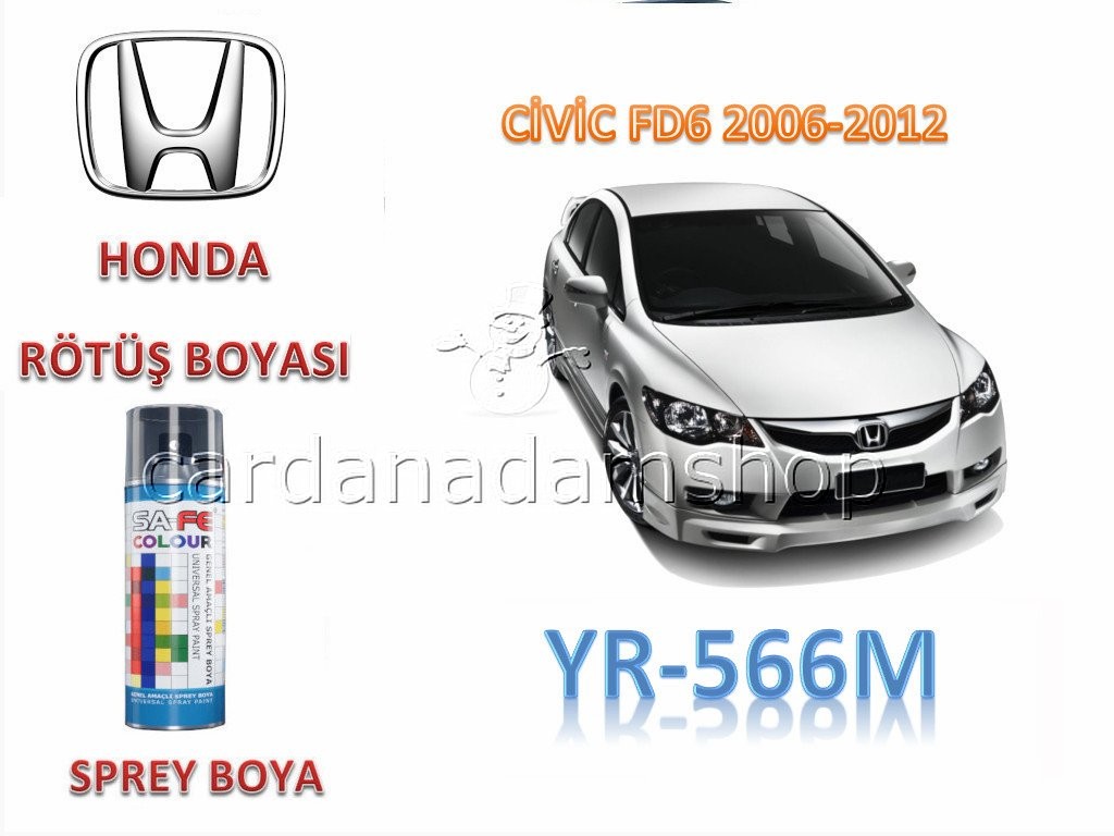 2006-2012 HONDA CİVİC BORREGO BEİGE METALLİC YR566M RÖTUŞ BOYASI 400 ml. SPREY KUTU