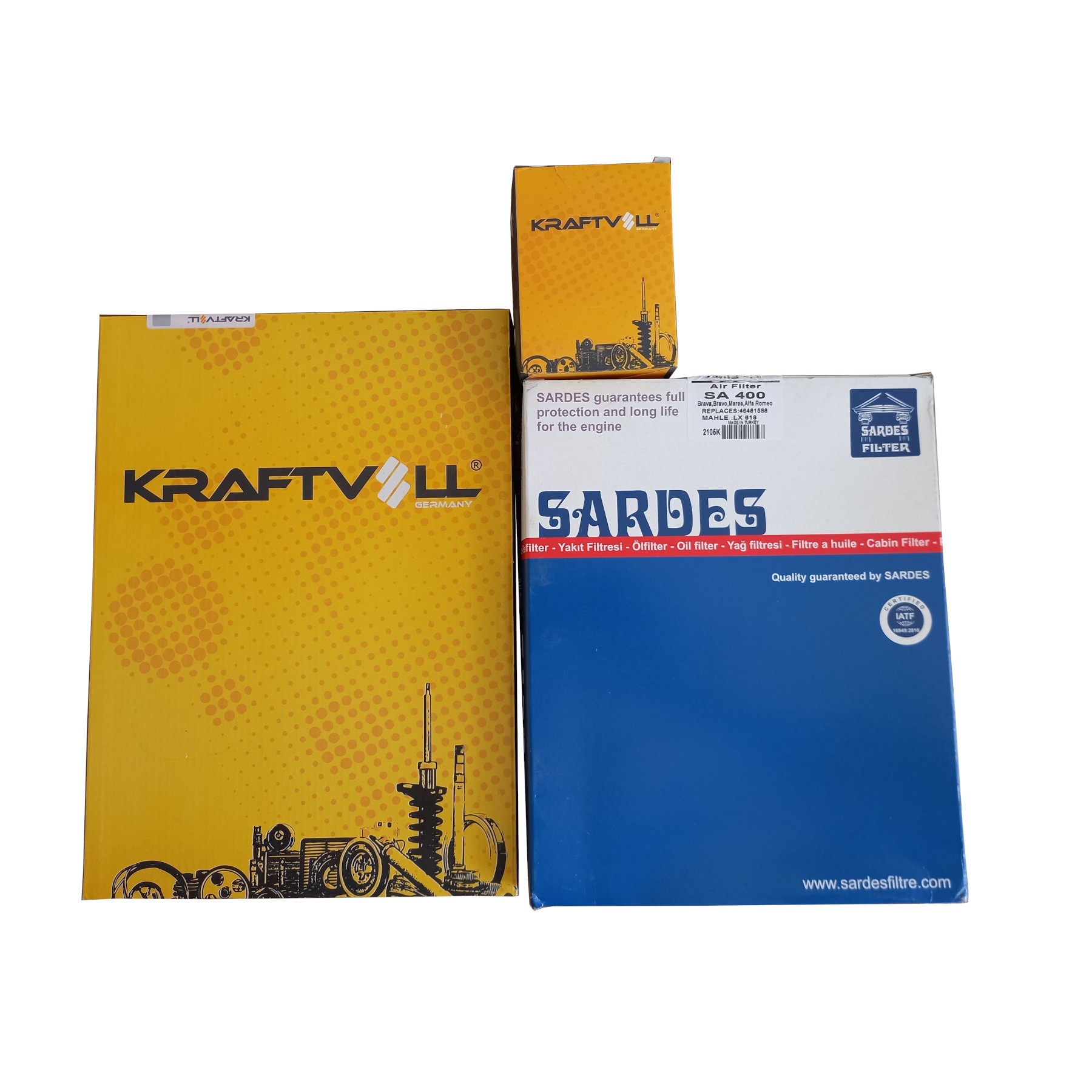 1998-2004 FİAT BRAV0 1.6 BENZİNLİ PERİYODİK BAKIM SETİ HAVA + POLEN + YAĞ FİLTRESİ + 4L. CASTROL GTX 10W 40