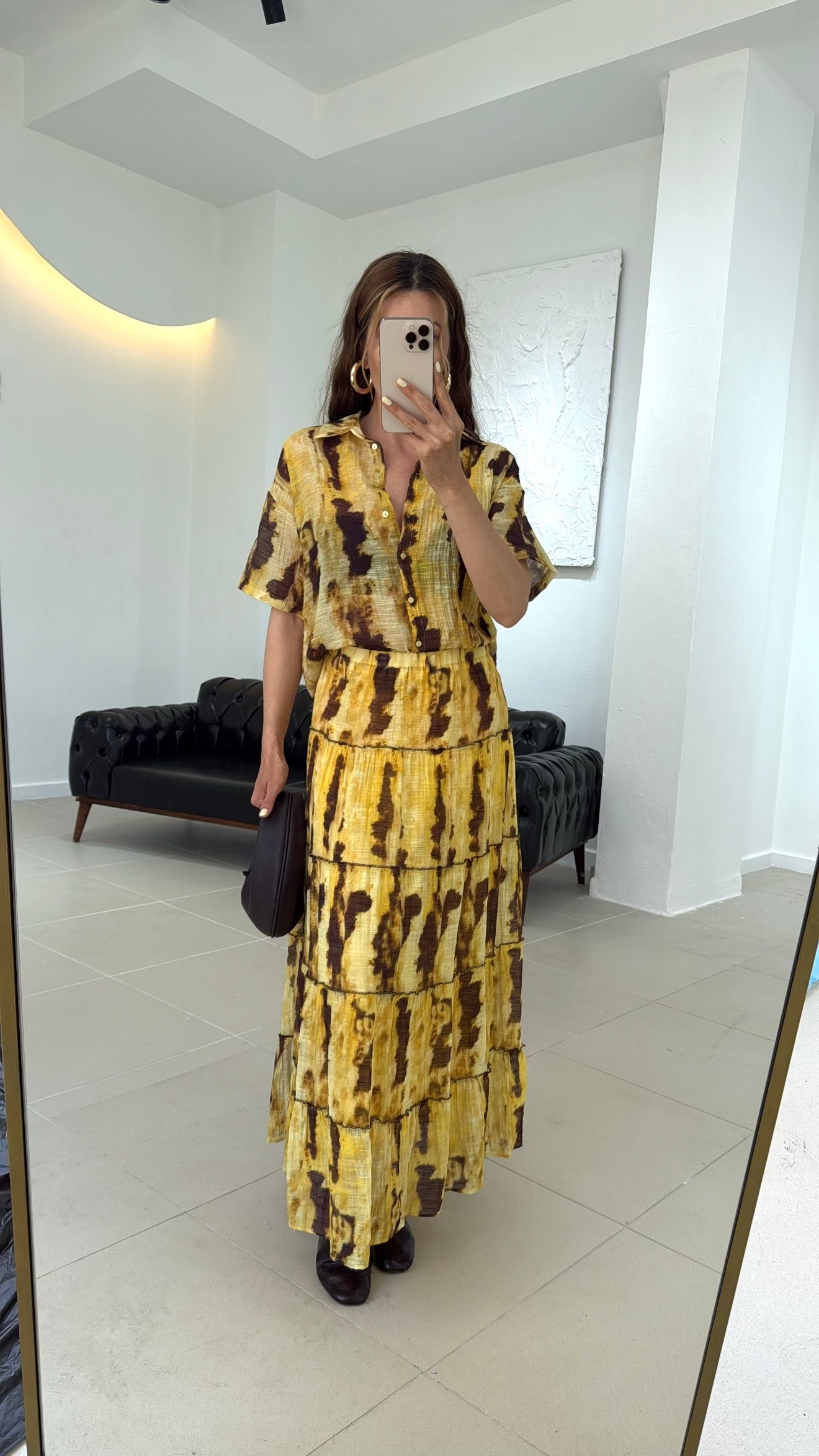 BATiK DESEN GÖMLEK ETEK TAKIM
