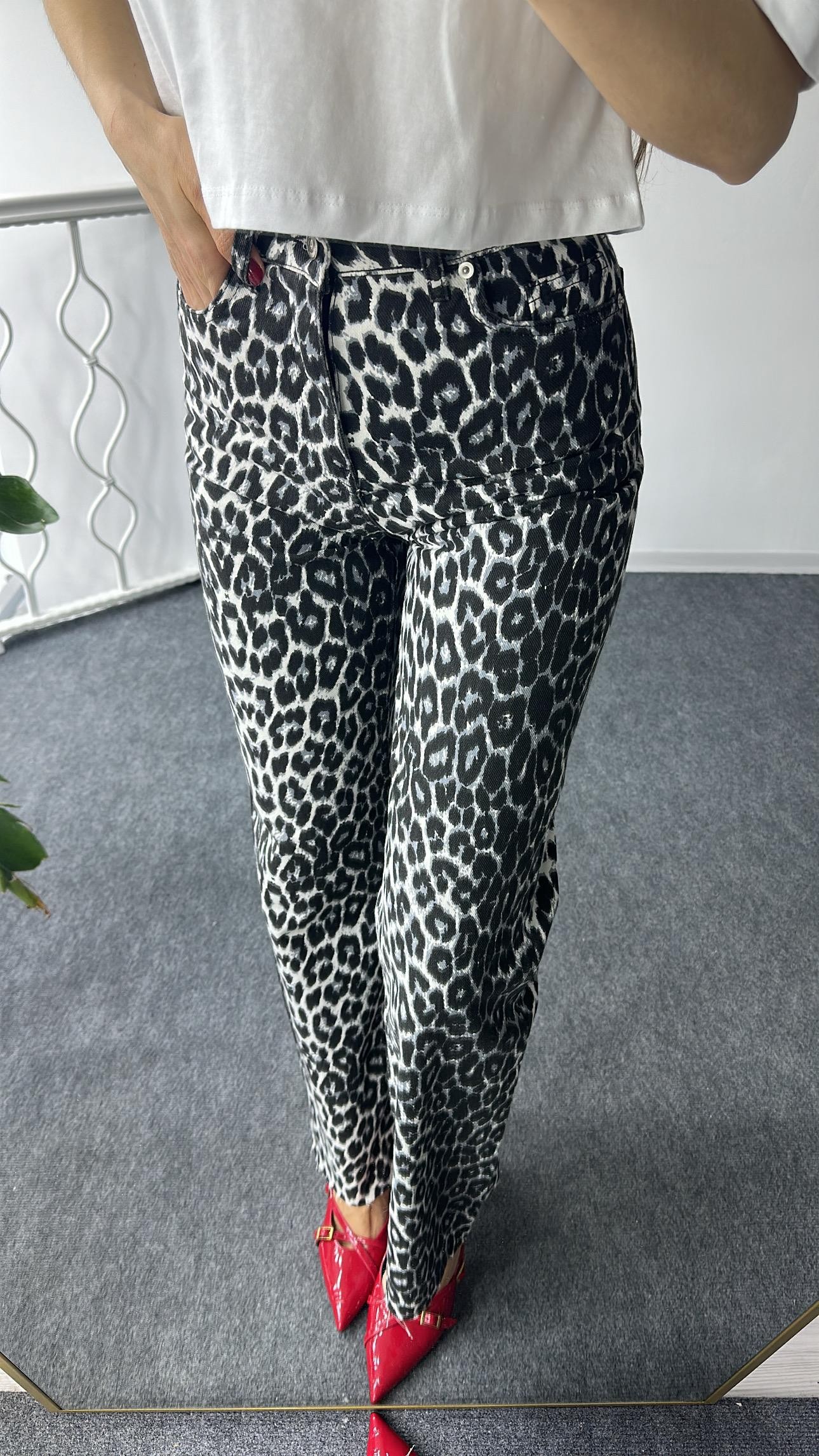 LEOPAR DESEN JEAN 