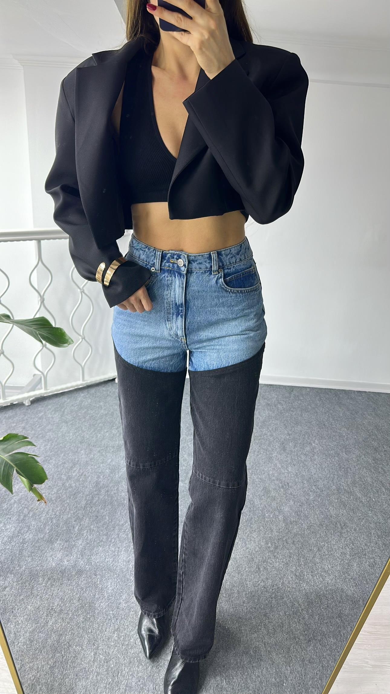 Orijinal Marka Parçalı Jean