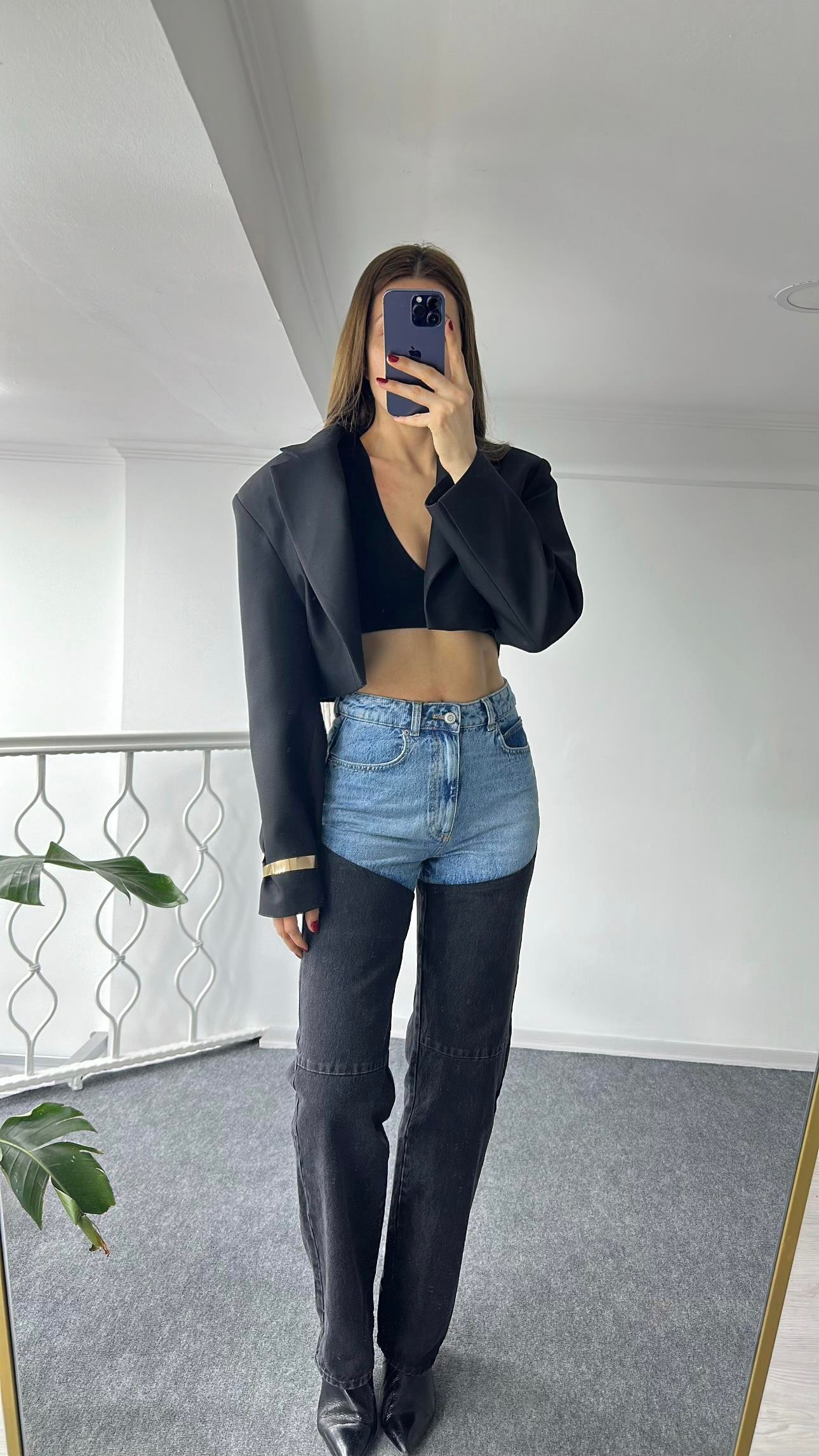 Orijinal Marka Parçalı Jean