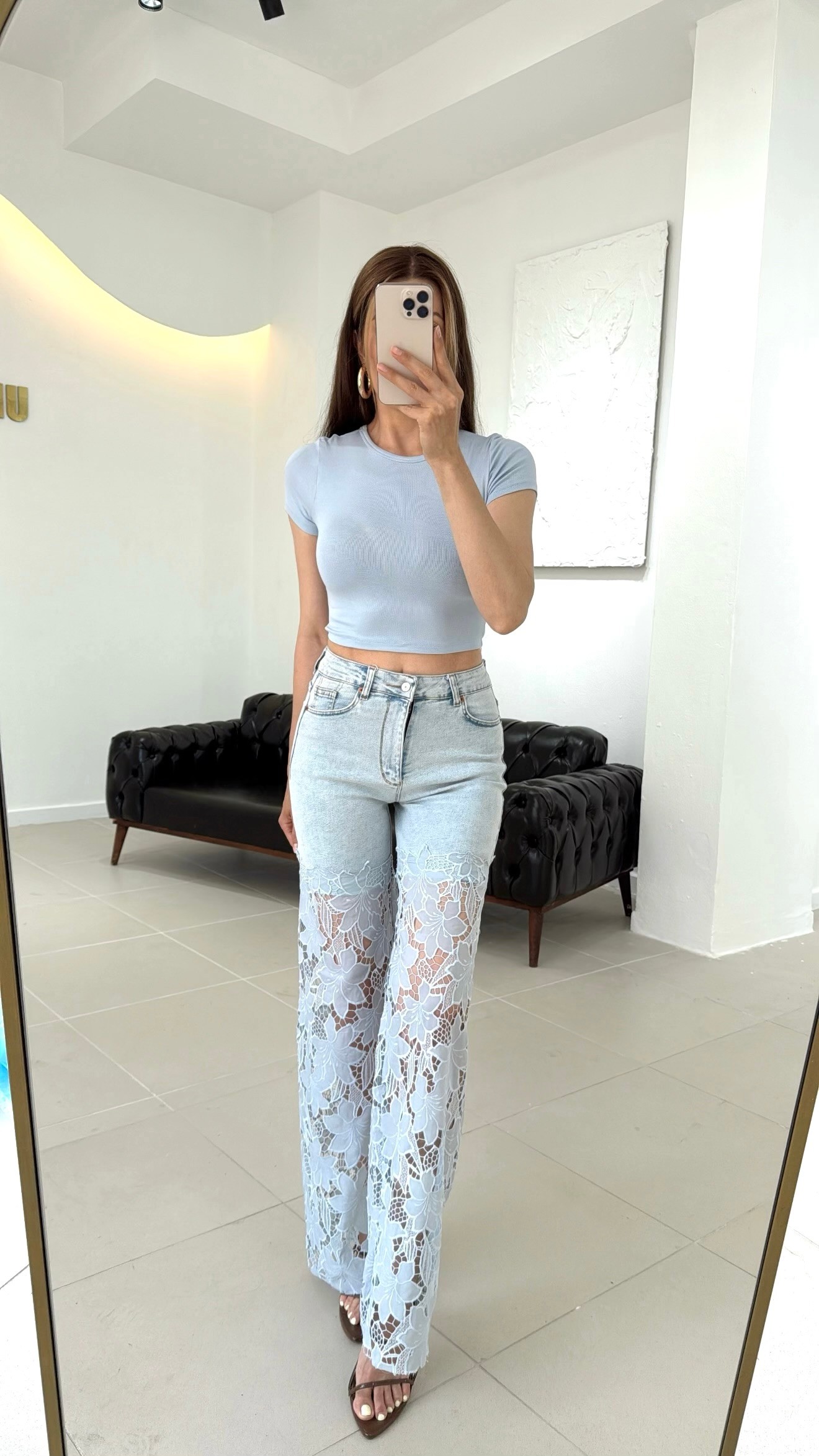 MODAL CROP -MAVİ
