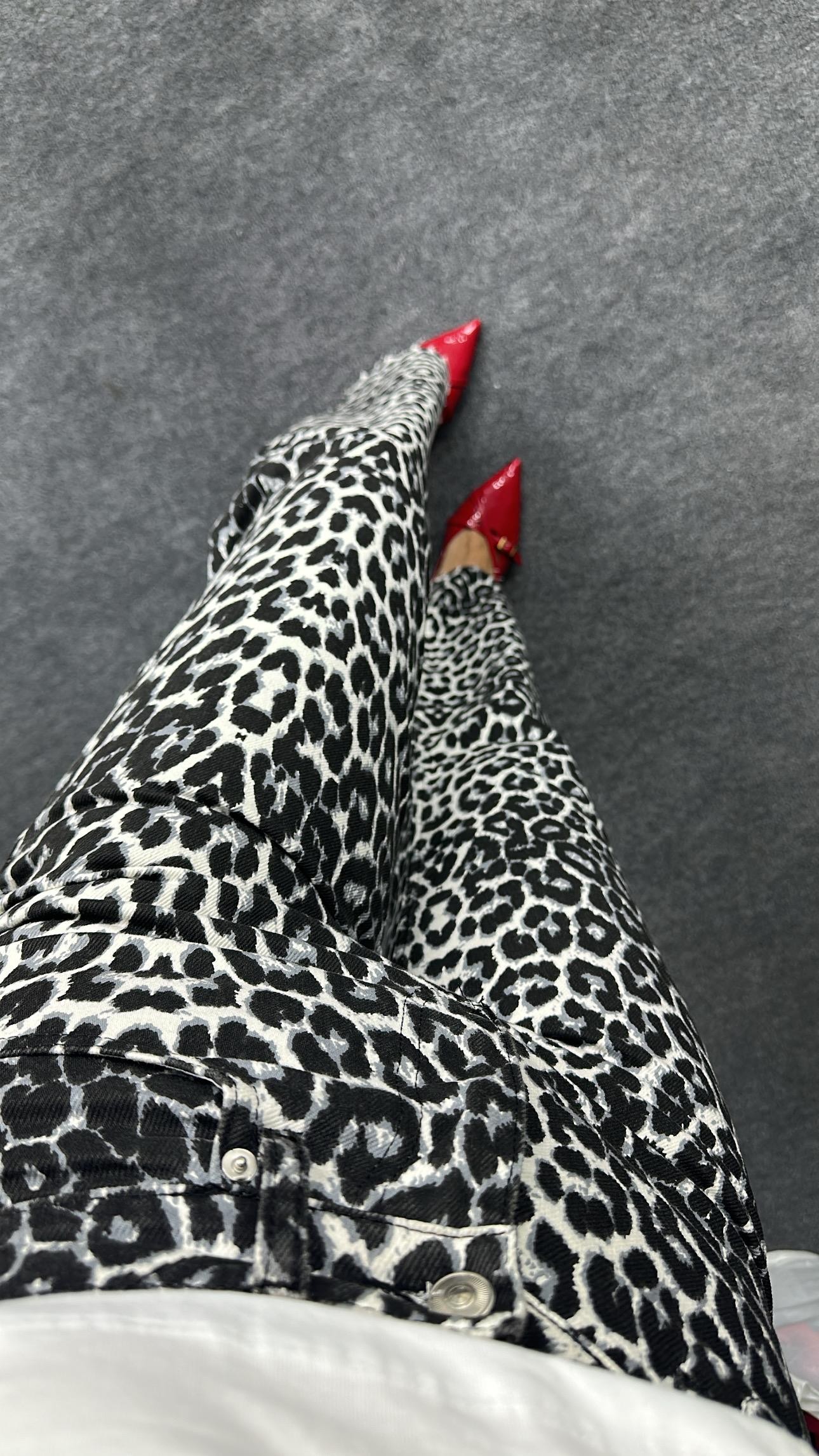 LEOPAR DESEN JEAN 
