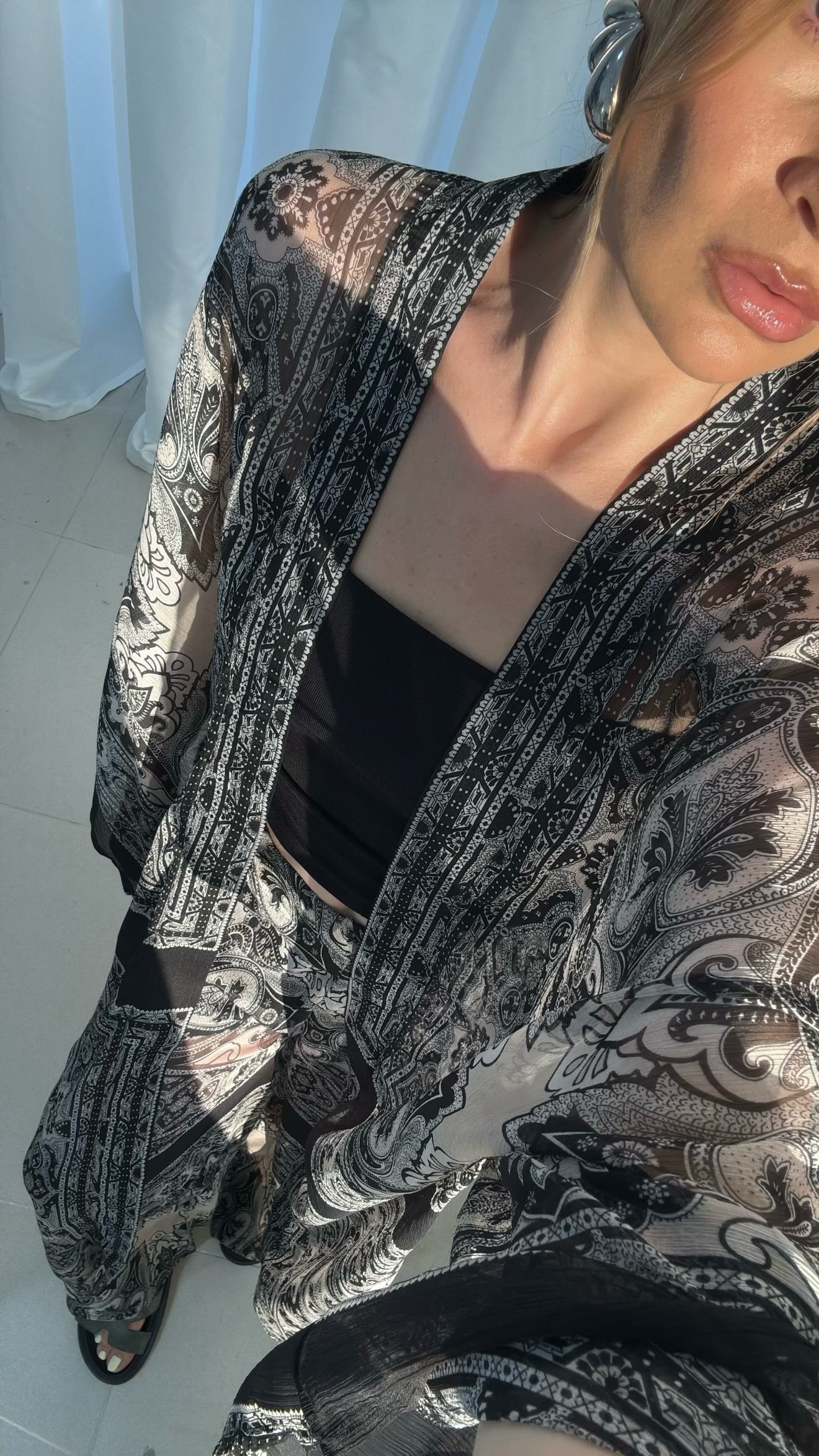 DESENLİ ŞIFON TAKIM (ASTARSIZ)
