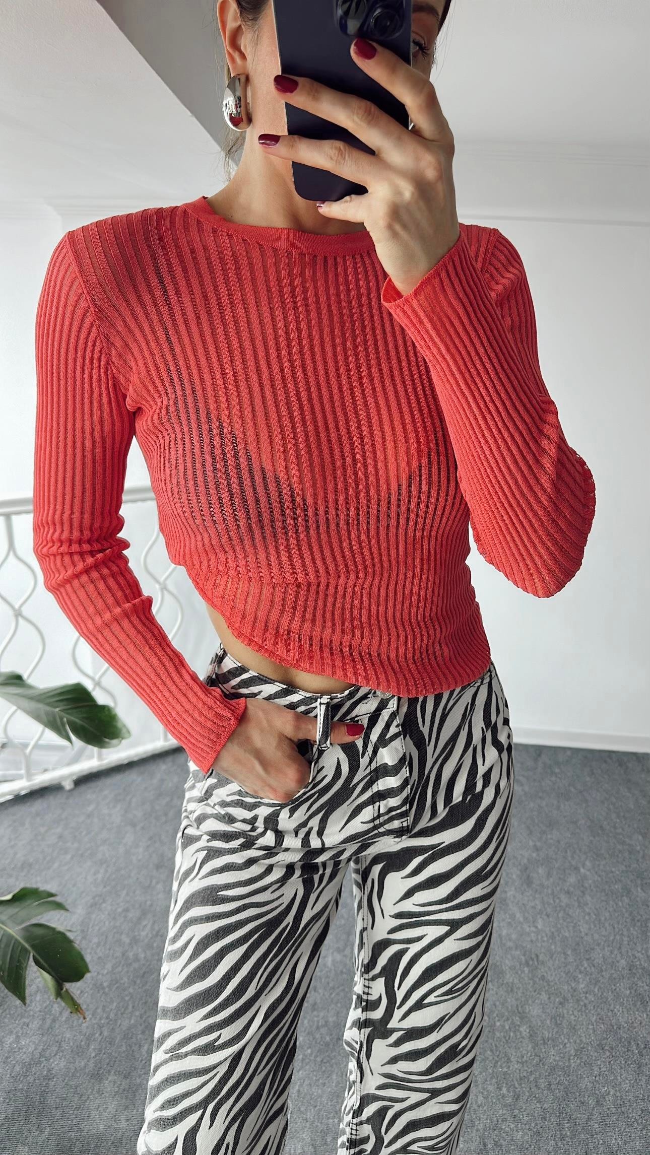 Zebra Desen Jean