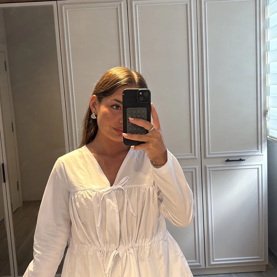 Bağlamalı Poplin Bluz