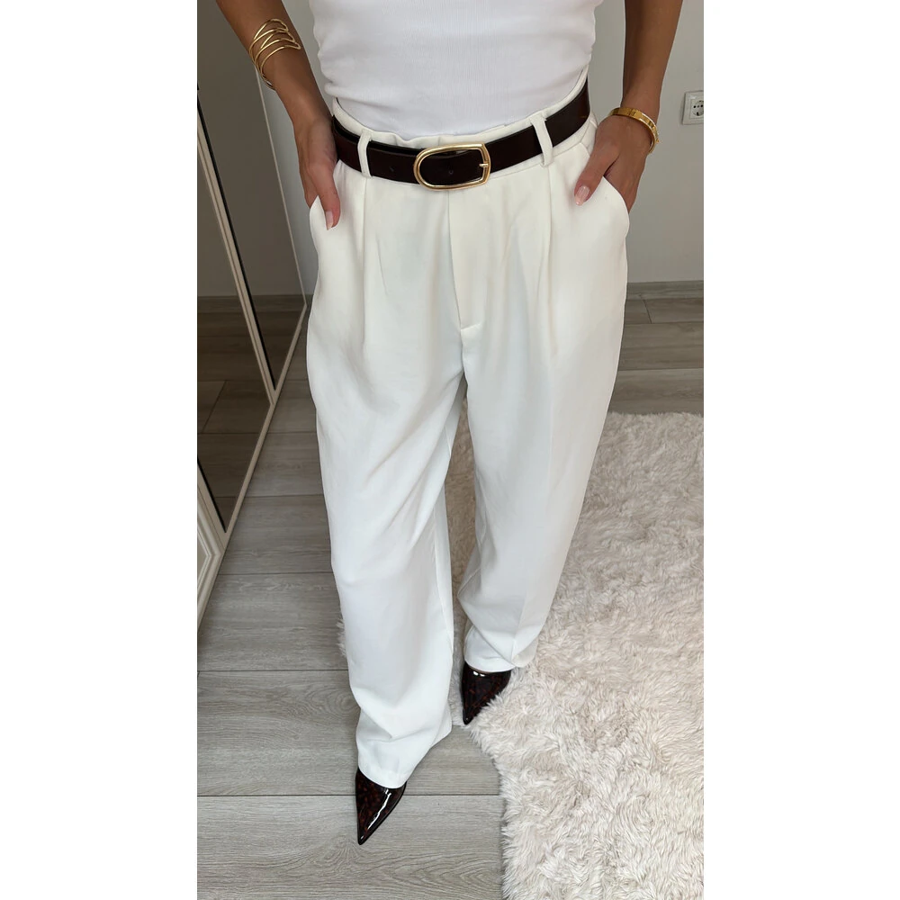 Premium Beyaz Palazzo