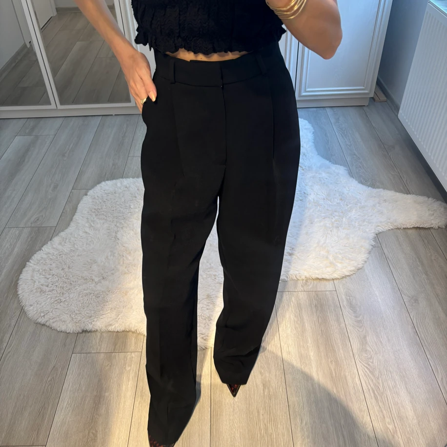 Premium Siyah Palazzo