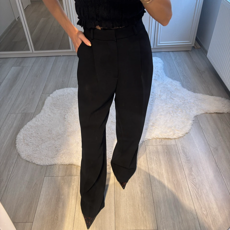 Premium Siyah Palazzo