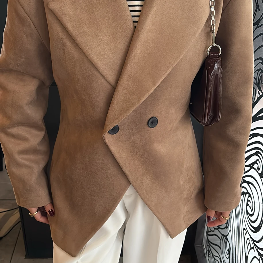 Kruvaze Süet Blazer