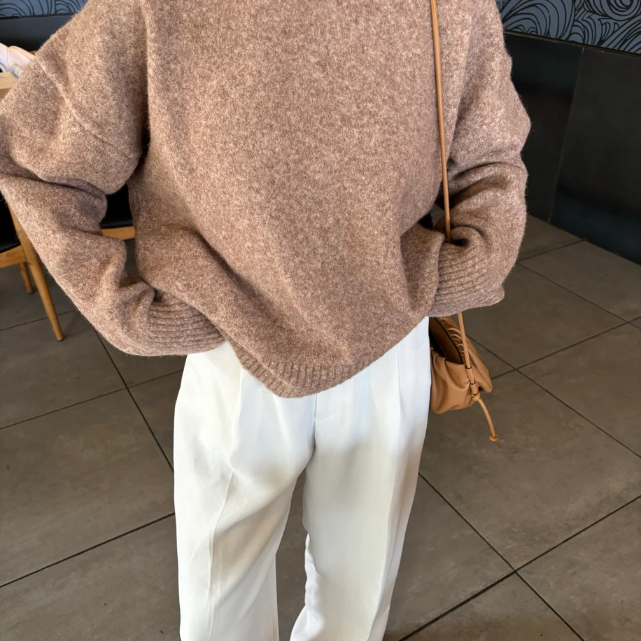 Oversize Deve Tüyü Kazak