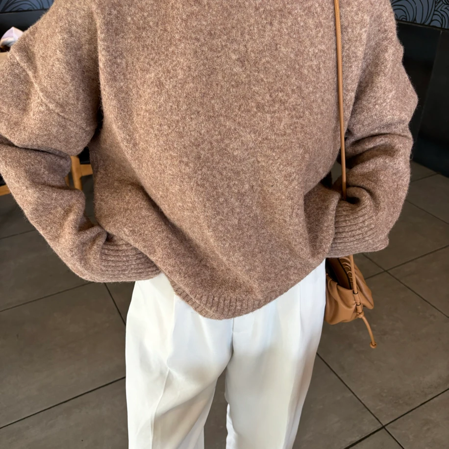 Oversize Deve Tüyü Kazak