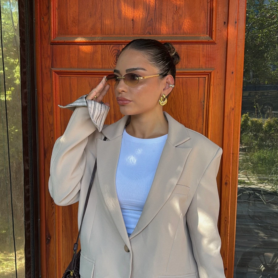 Saten Astarlı Blazer