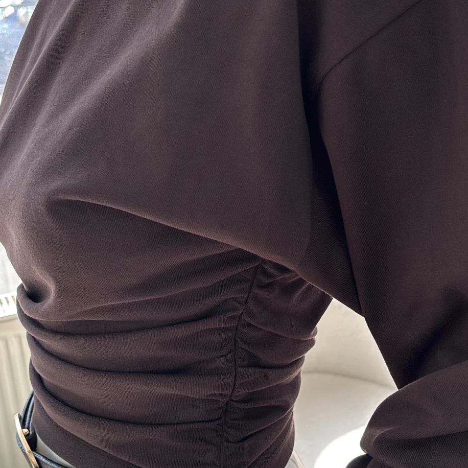 Yandan Fermuar Detay Bluz