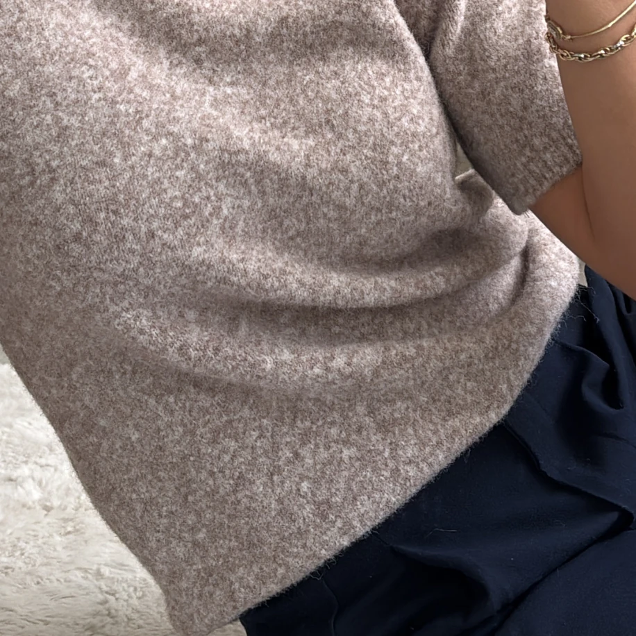 Orj Marka Kısa Kollu Bej Kazak