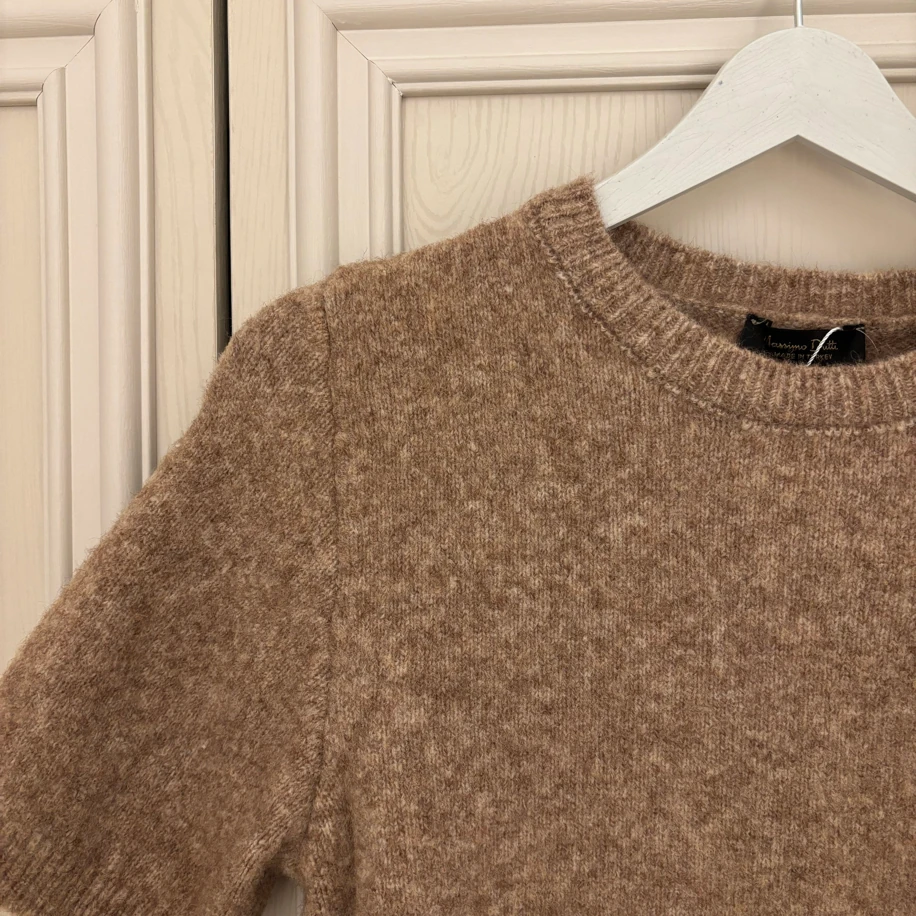 Orj Marka Kısa Kollu Deve Tüyü Kazak