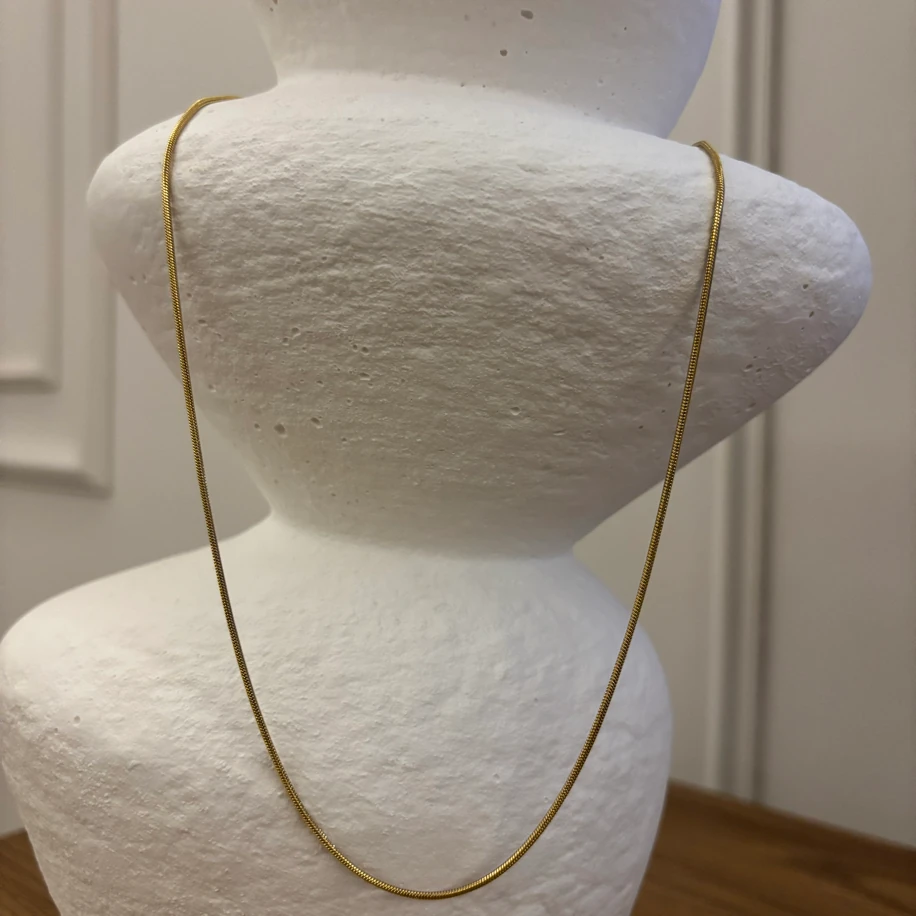 Çelik Zincir Kolye ( 85 cm )