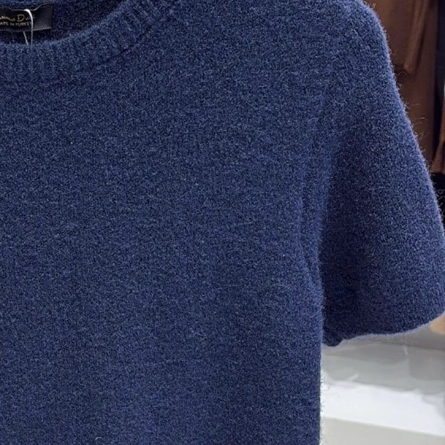 Orj Marka Kısa Kollu Lacivert Kazak