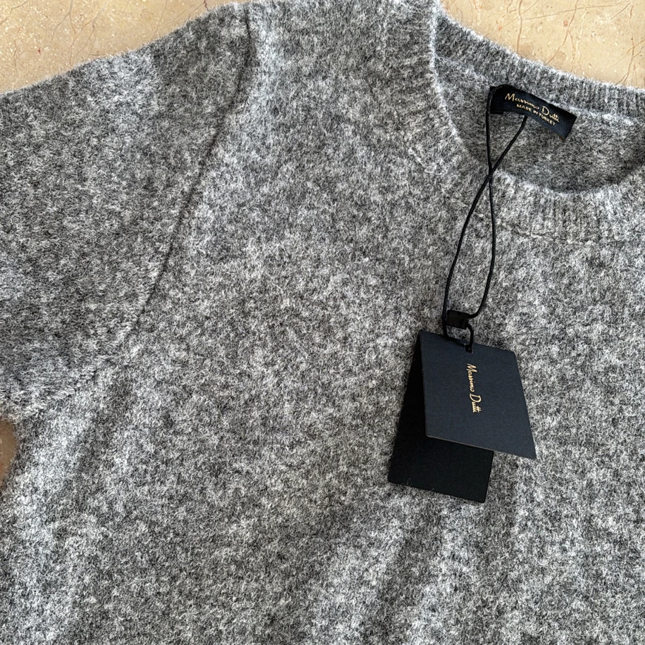 Orj Marka Kısa Kollu Açık Gri Kazak