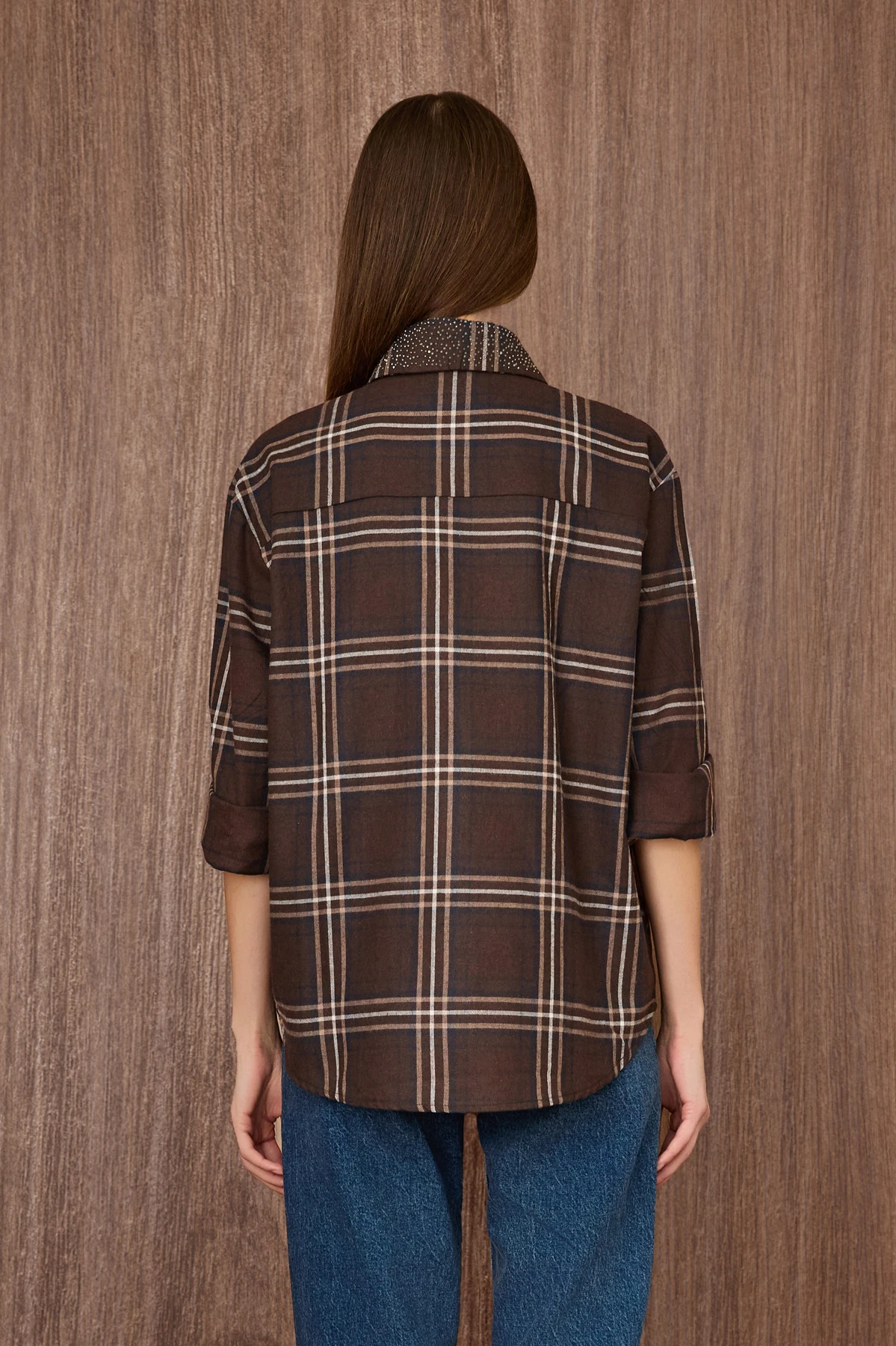 Ekose Desen Casual Gömlek