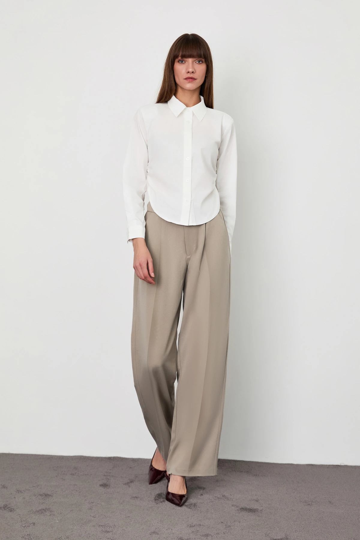 Kemerli Palazzo Pantolon