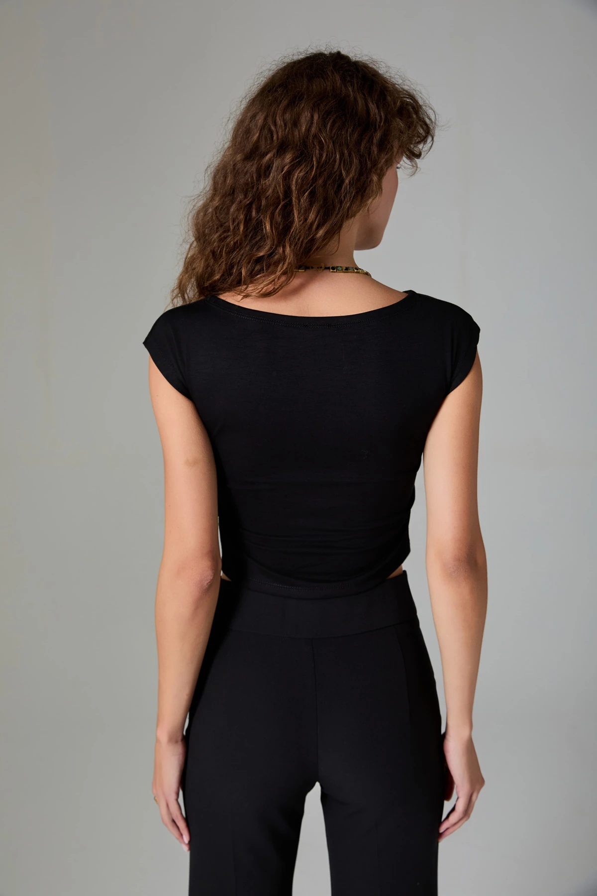 Yandan Büzgülü Basic Bluz