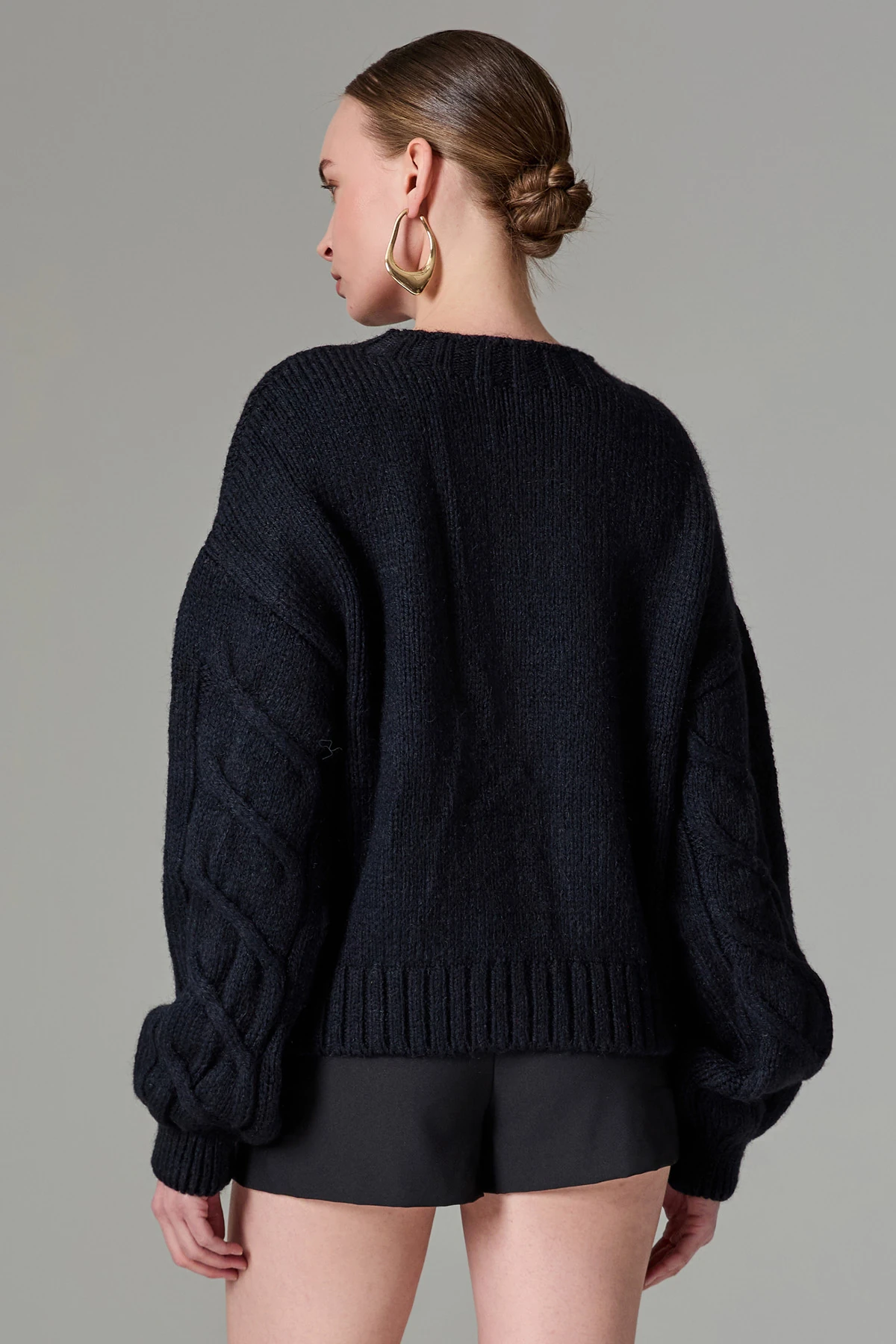 Örgü Desen Triko Kazak