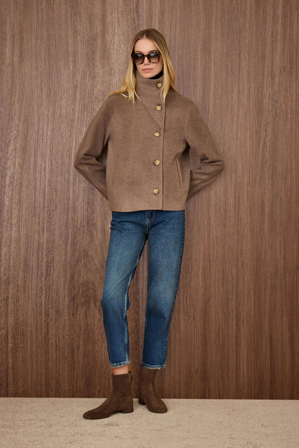 Yandan Cepli Kısa Kaban