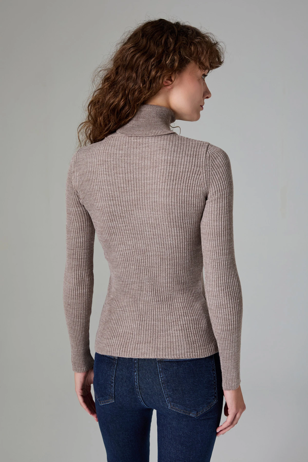 Balıkçı Yaka Triko Kazak