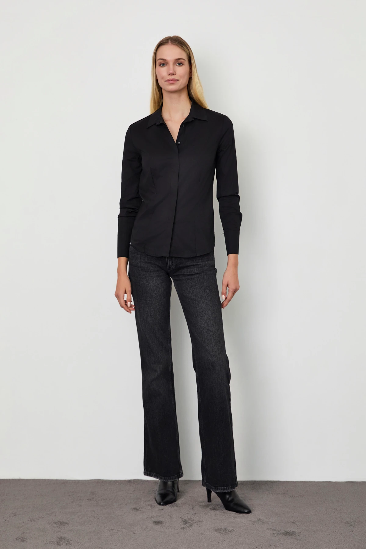 Slim Fit Likralı Gömlek