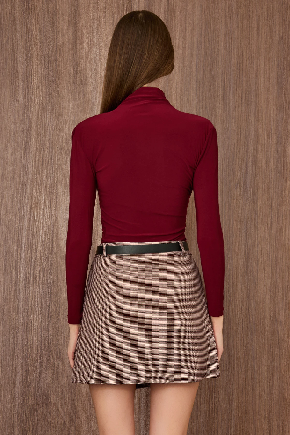 Balikçı Yaka Drapeli Ofis Bluz