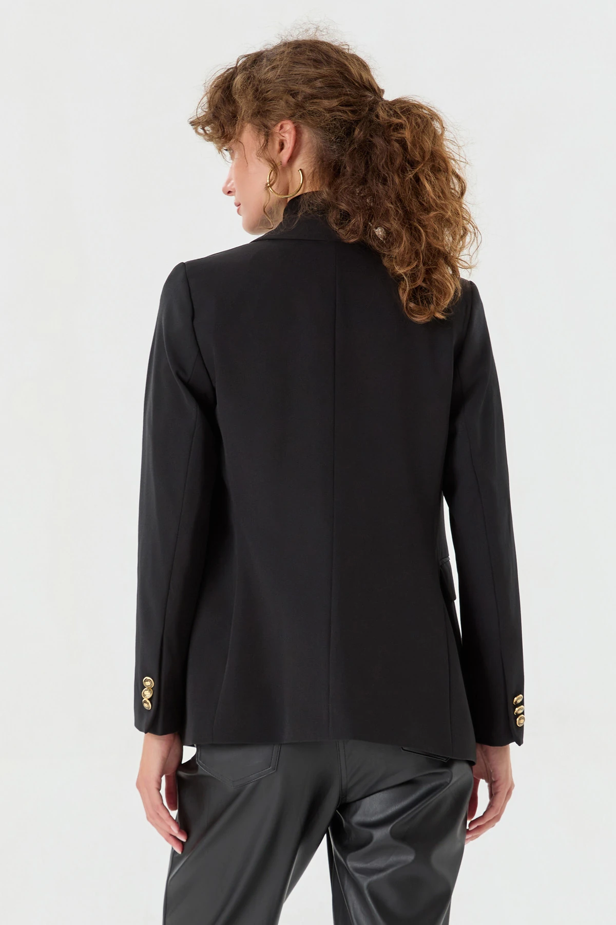 Düğme Detaylı Blazer Ceket