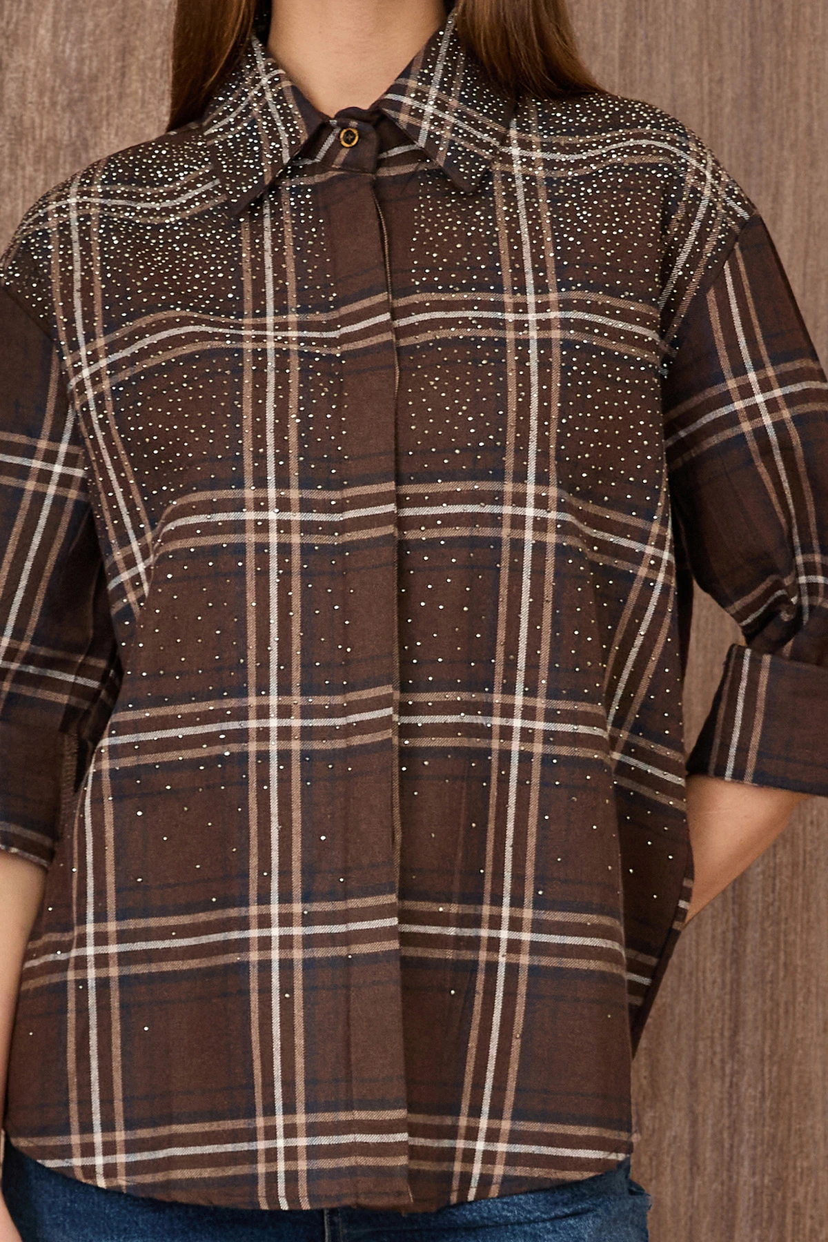 Ekose Desen Casual Gömlek