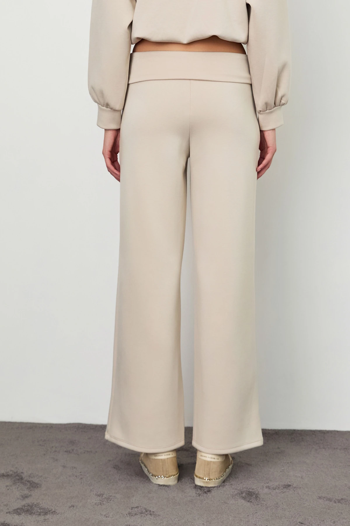 Beli Katlamalı Scuba Pantolon