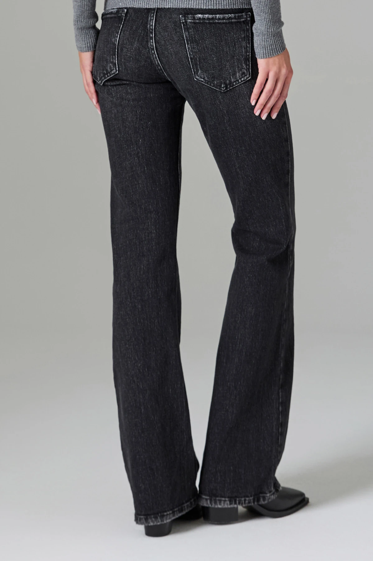 İspanyol Paça Orta Bel Jean