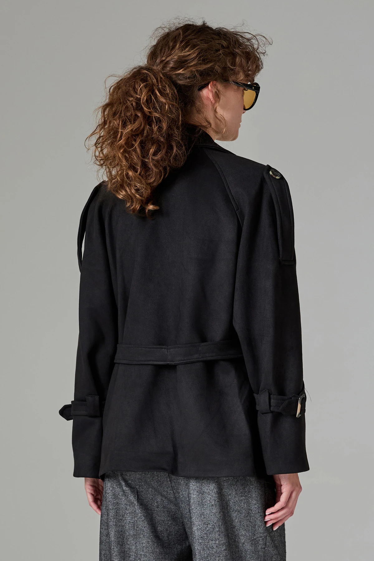 Kemerli Süet Kadin Kaban