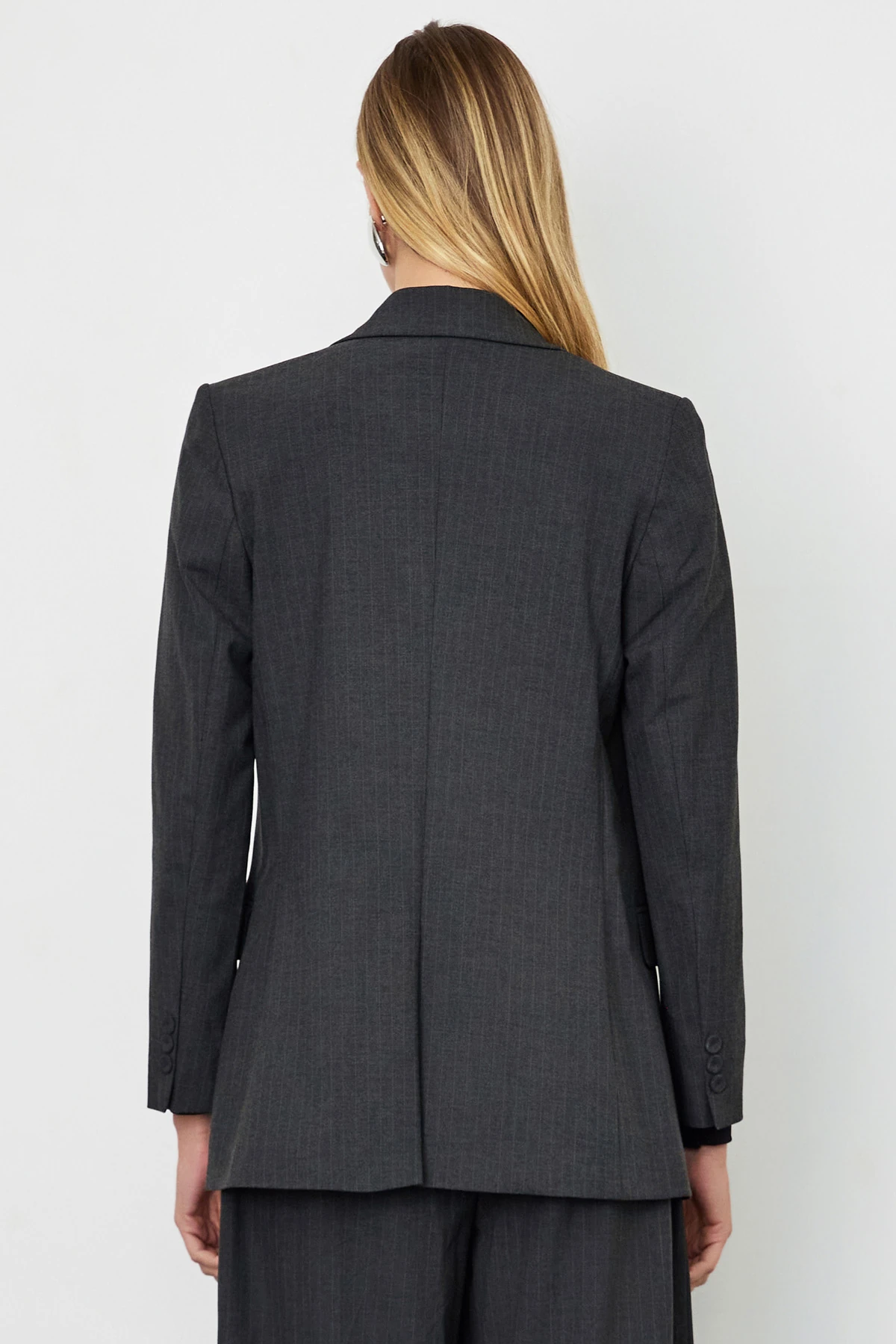 Çizgili Klasik Ceket