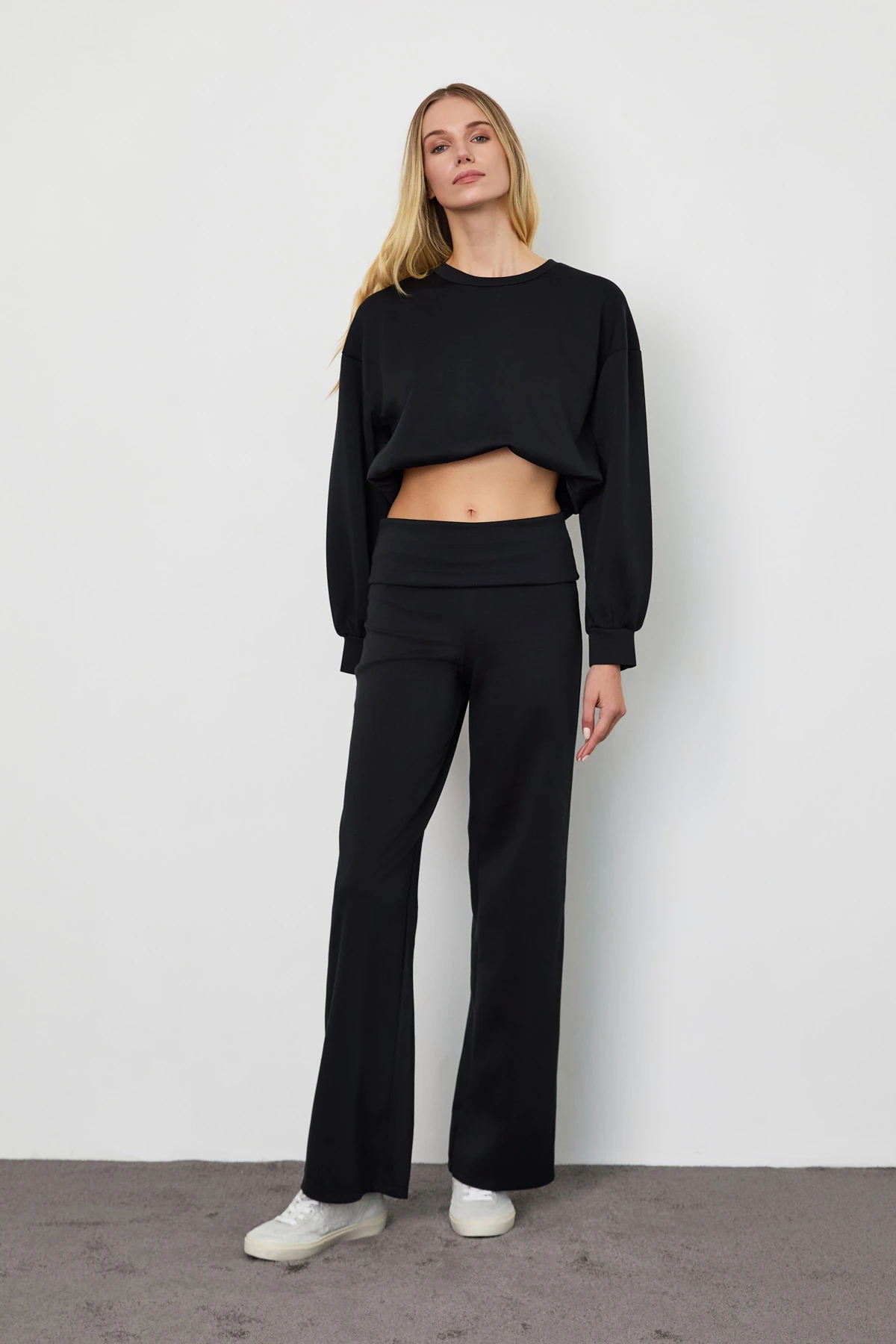 Beli Katlamali Scuba Pantolon