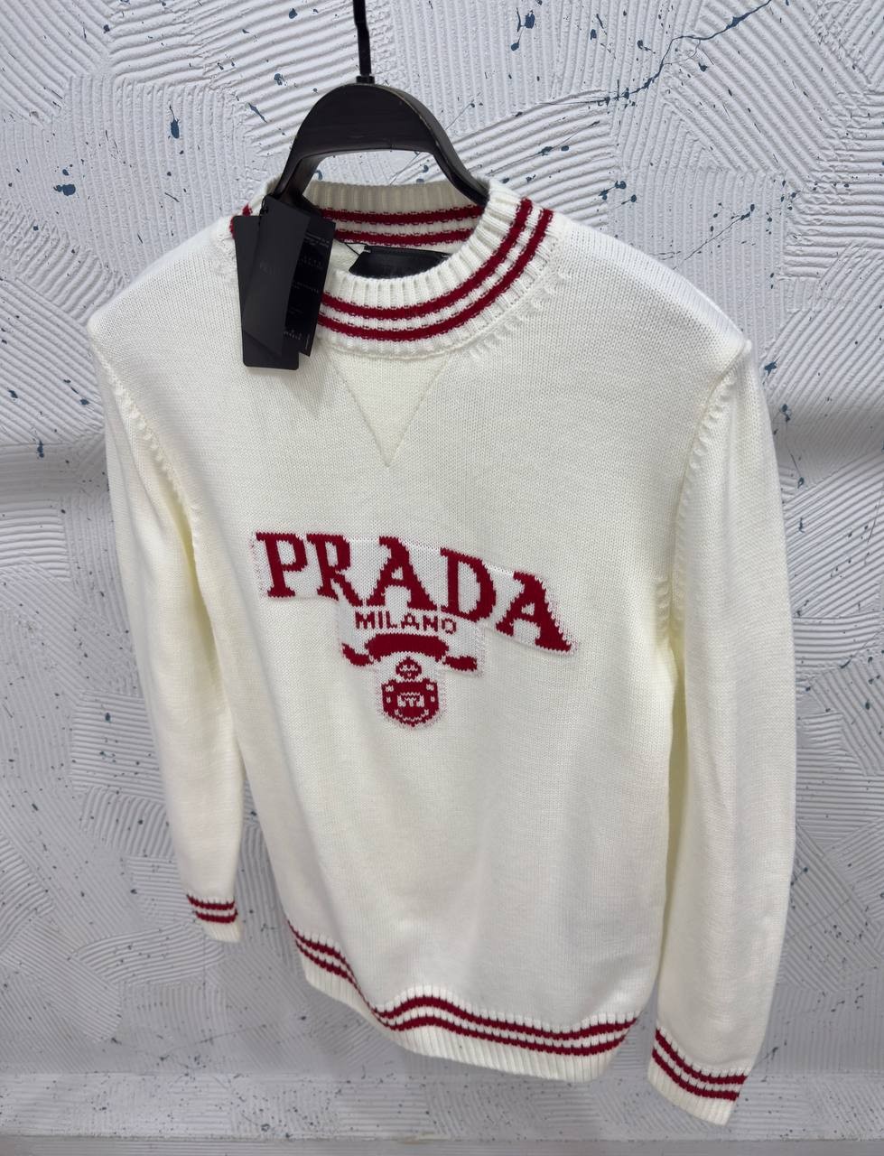 PRADA TRİKO - BEYAZ