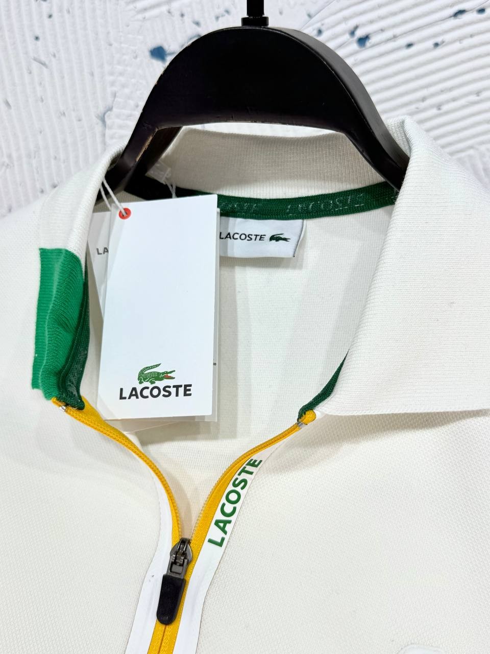 LACOSTE PİKE DOUBLE FACE - BEYAZ