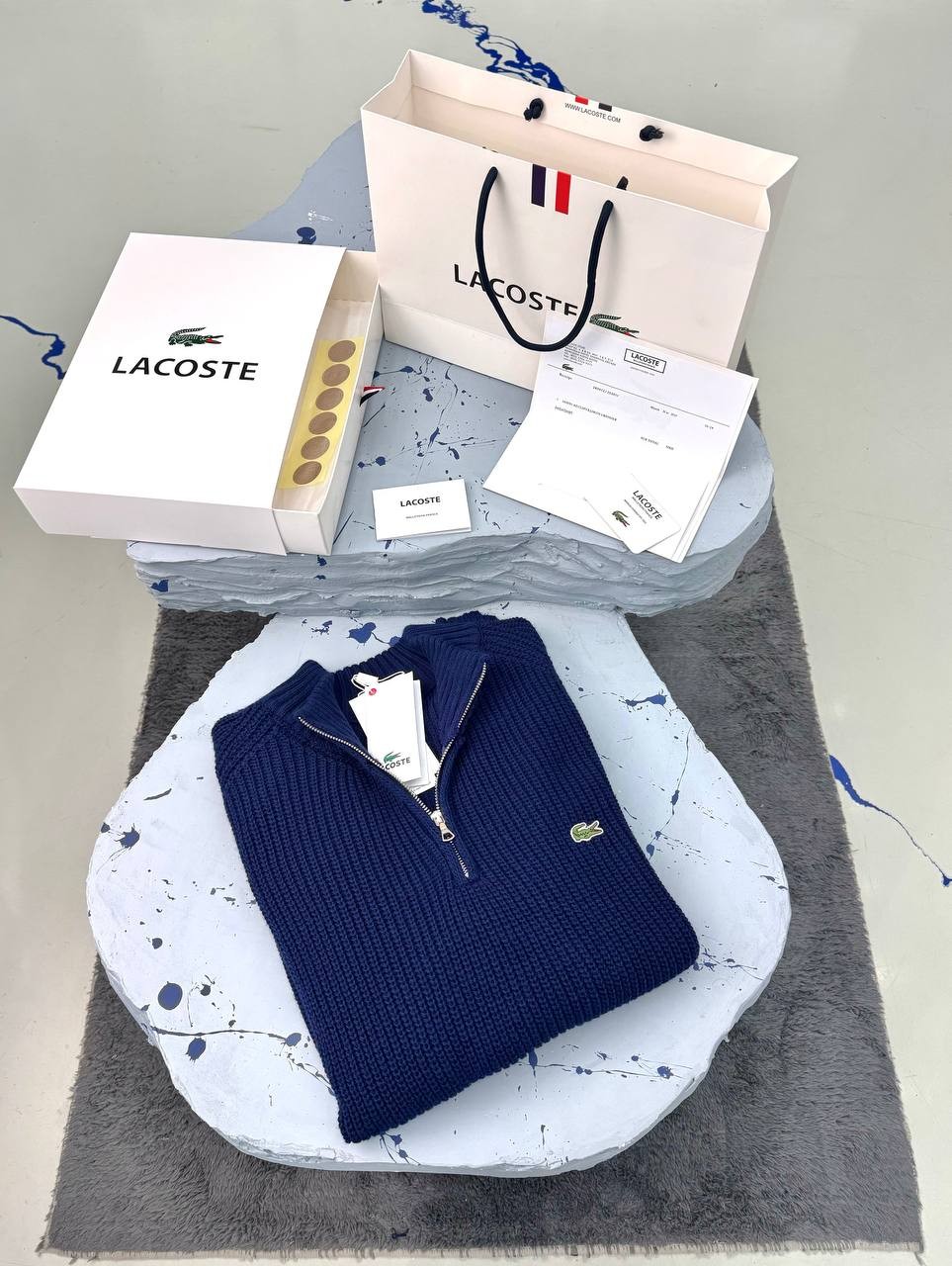 LACOSTE TRİKO - LACİVERT